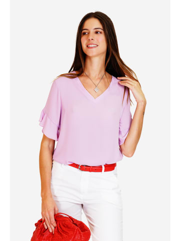 ASSUILI Bluzka w kolorze lawendowym