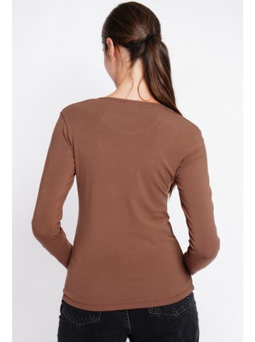 ASSUILI Longsleeve in Hellbraun