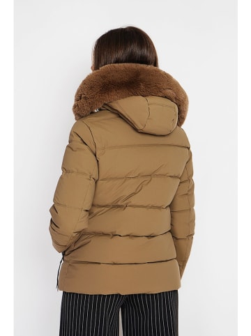 ASSUILI Kurtka pikowana w kolorze jasnobrązowym