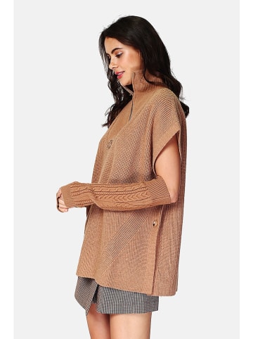 ASSUILI Ocieplacze w kolorze jasnobrązowym na ręce