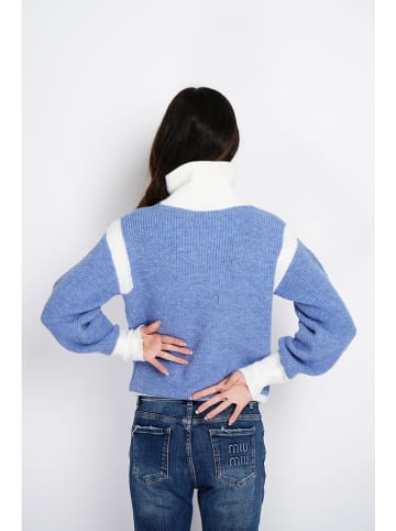 ASSUILI Vest blauw/wit