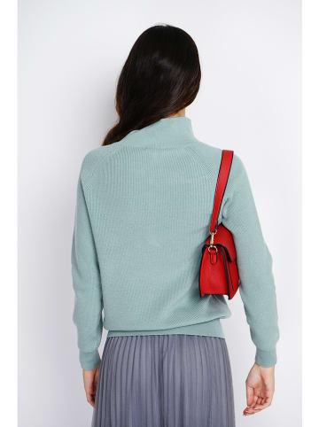 ASSUILI Kaschmir-Pullover in Türkis