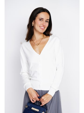 ASSUILI Cardigan in Weiß