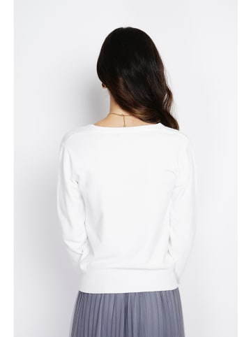 ASSUILI Cardigan in Weiß