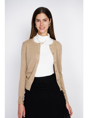 ASSUILI Cardigan in Beige