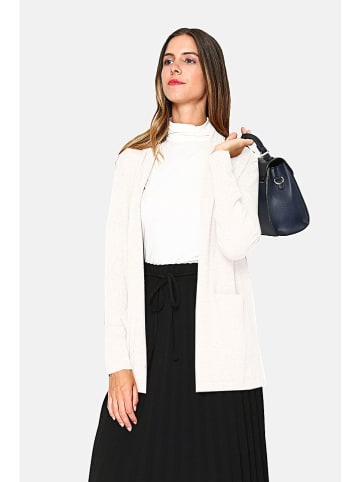 ASSUILI Cardigan in Creme