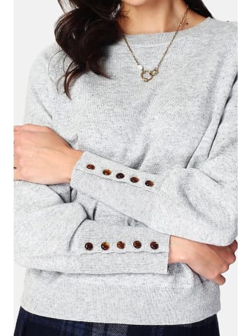 ASSUILI Sweter w kolorze szarym