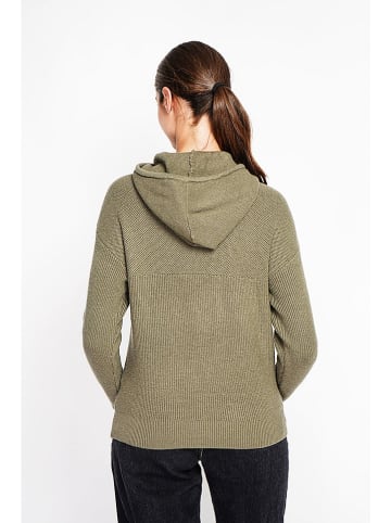 ASSUILI Sweter w kolorze khaki