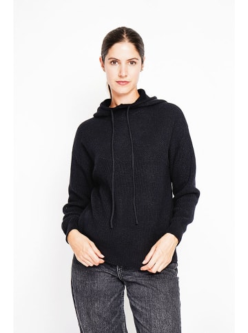 ASSUILI Sweter w kolorze czarnym