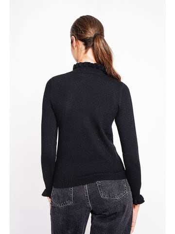 ASSUILI Sweter w kolorze czarnym