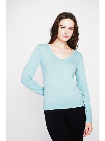 ASSUILI Pullover in Türkis