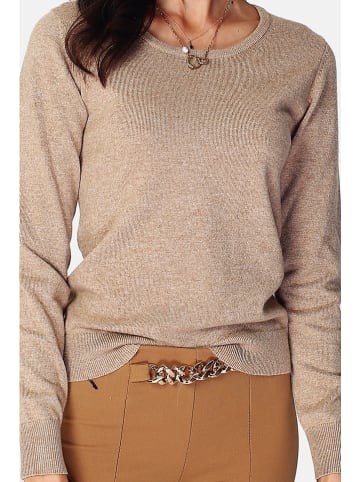 ASSUILI Pullover in Hellbraun