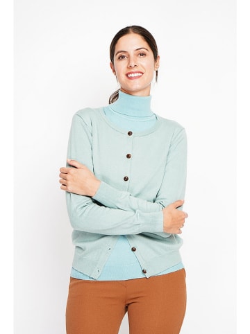 ASSUILI Cardigan in Mint