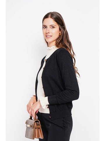 ASSUILI Cardigan in Schwarz