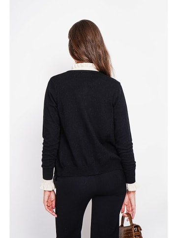 ASSUILI Cardigan in Schwarz