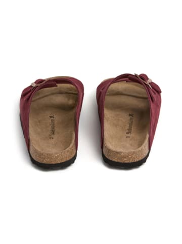 BABUNKERS Family Leren slippers bordeaux