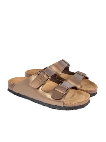 BABUNKERS Family Pantoletten in Braun