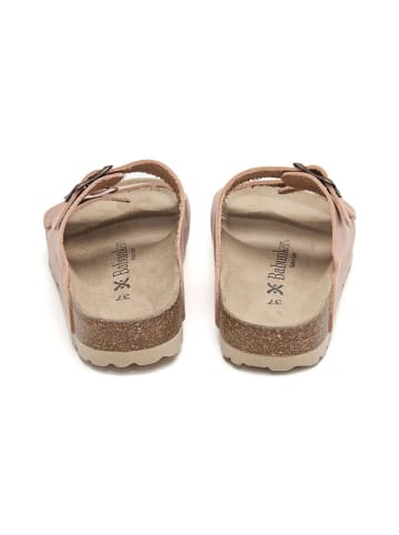 BABUNKERS Family Leder-Pantoletten in Rosa