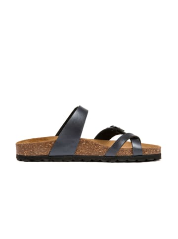 BABUNKERS Family Teenslippers zwart