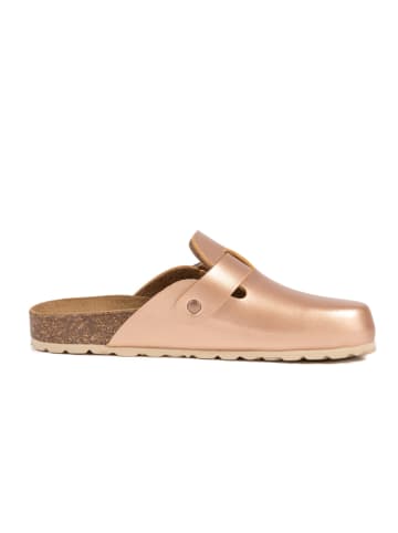 BABUNKERS Family Klapki w kolorze miedzianym