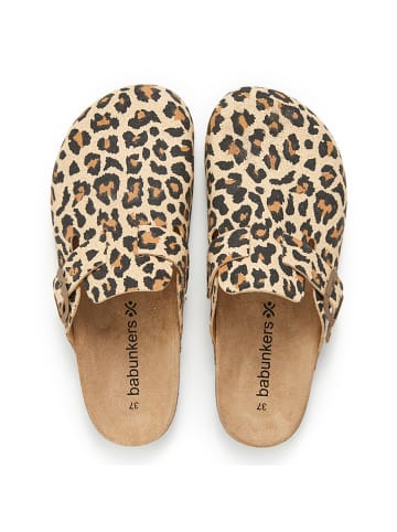 BABUNKERS Family Clogs lichtbruin