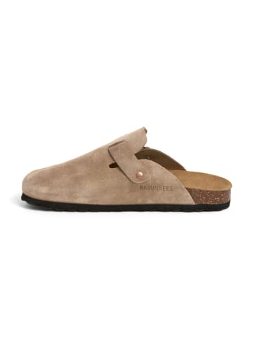 BABUNKERS Family Leder-Clogs in Beige