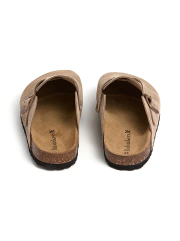 BABUNKERS Family Leren clogs beige