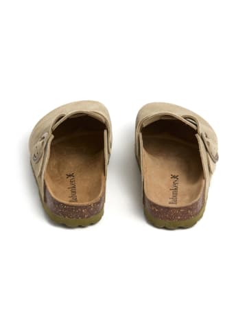 BABUNKERS Family Leder-Clogs in Beige