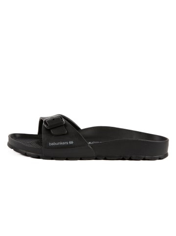 BABUNKERS Family Slippers zwart