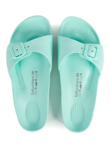 BABUNKERS Family Slippers mintgroen