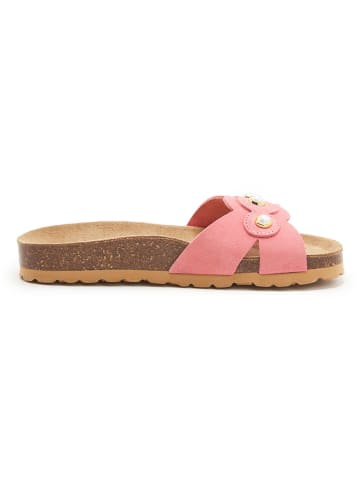 BABUNKERS Family Leren slippers roze