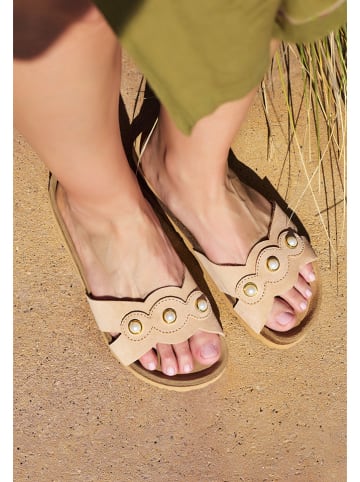 BABUNKERS Family Leren slippers lichtroze