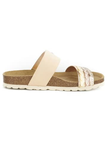 BABUNKERS Family Leder-Pantoletten in Rosa