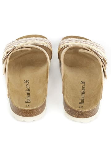 BABUNKERS Family Leder-Pantoletten in Rosa