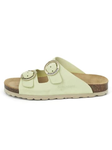 BABUNKERS Family Leren slippers groen