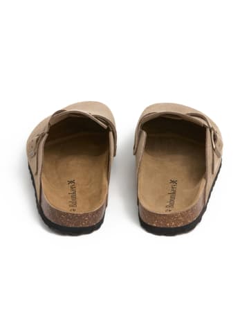 BABUNKERS Family Leder-Clogs in Beige