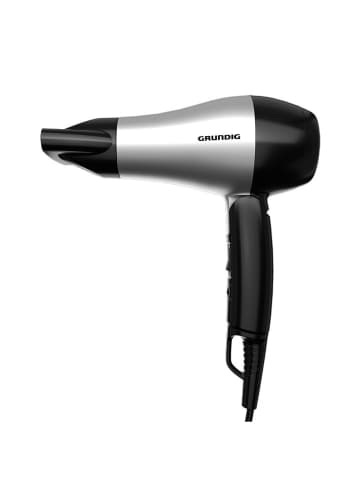 GRUNDIG Sport- & Reisehaartrockner "HD 2200" in Silber/ Schwarz