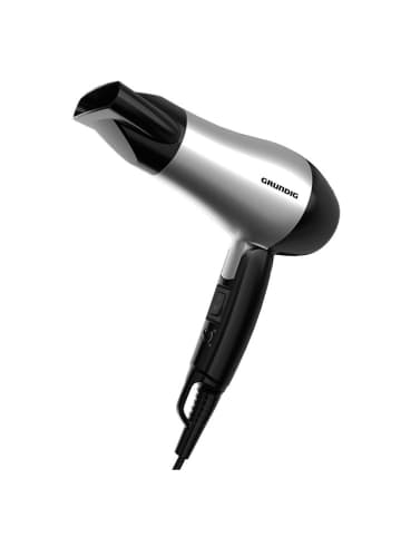 GRUNDIG Sport- & Reisehaartrockner "HD 2200" in Silber/ Schwarz