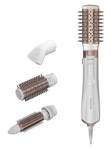 GRUNDIG Volumen- & Lockenstyler "HS 7280" in Weiß/ Roségold