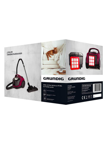 GRUNDIG Staubsauger "VCC 3870 A " in Lila/ Anthrazit