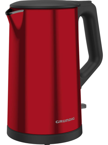 GRUNDIG Wasserkocher "WK 8340" in Rot - 1,5 l