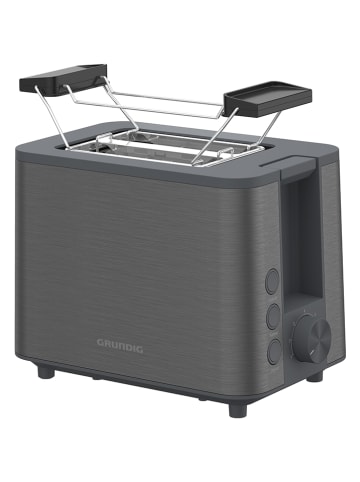 GRUNDIG Toster "GMS8001" w kolorze szarym