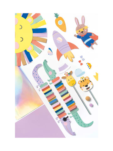 folia PAPER 144tlg. Bastelbox "Happiness Safari" in Bunt