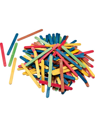 folia PAPER Houten staafjes meerkleurig - 500 stuks - (L)11,4 x (B)1 cm