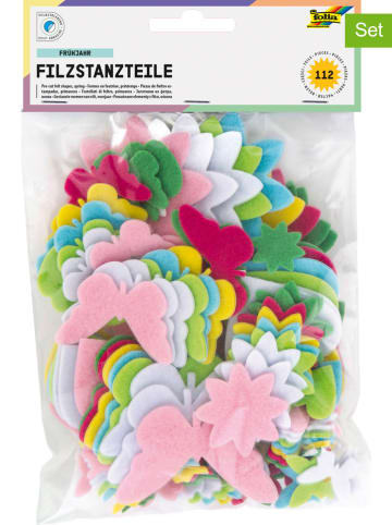 folia PAPER Filzstanzteile-Bastelset "Frühjahr" in Bunt