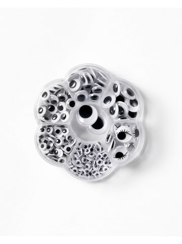 folia PAPER Ruchome oczy "Big Box Mix" w kolorze czarno-białym