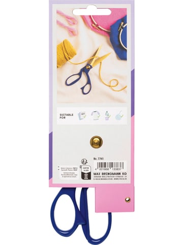 folia PAPER Nożyczki w kolorze złoto-niebieskim