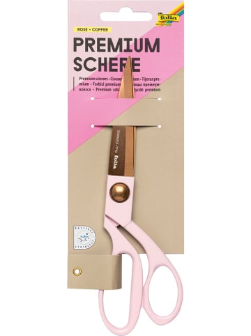 folia PAPER Schaar goudkleurig/lichtroze