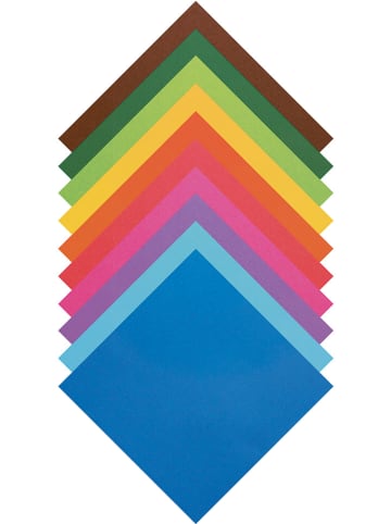 folia PAPER Origami-Papier "Basic Mix" - 100 Blatt - ab 5 Jahren