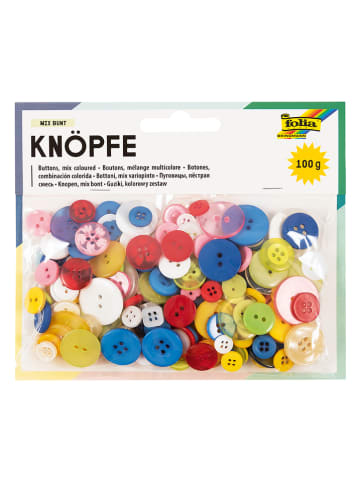 folia PAPER Knopenmix meerkleurig - 100 g